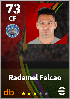 Radamel Falcao — CF, OVR 73, MAX 73