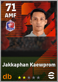 Jakkaphan Kaewprom eFootball player card