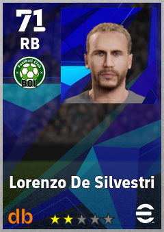 Lorenzo De Silvestri — RB, OVR 71, MAX 71