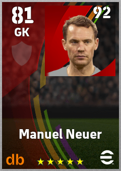 Manuel Neuer eFootball player card