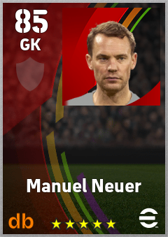 Manuel Neuer — GK, OVR 85, MAX 92