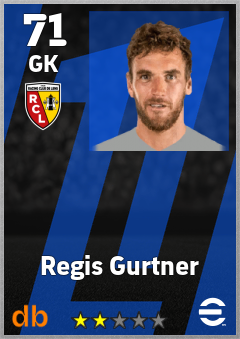Regis Gurtner — GK, OVR 71, MAX 71