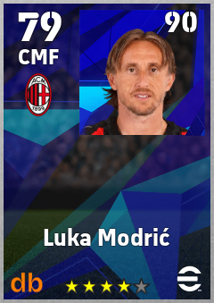 Luka Modrić eFootball player card