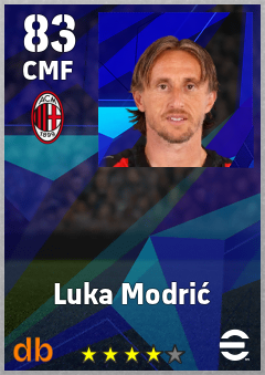 Luka Modrić eFootball player card