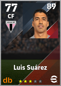 Luis Suárez eFootball player card