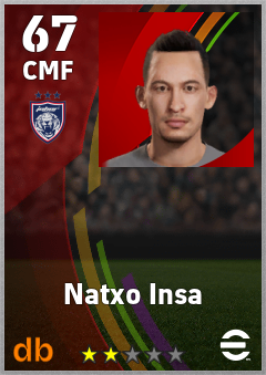 Natxo Insa eFootball player card