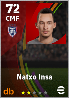 Natxo Insa — CMF, OVR 72, MAX 72