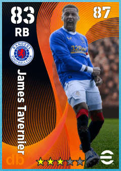James Tavernier — RB, OVR 83, MAX 87