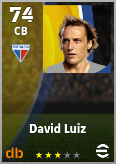 David Luiz — CB, OVR 74, MAX 74