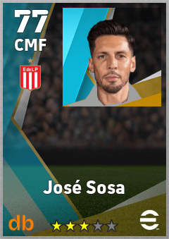 José Sosa — CMF, OVR 77, MAX 77