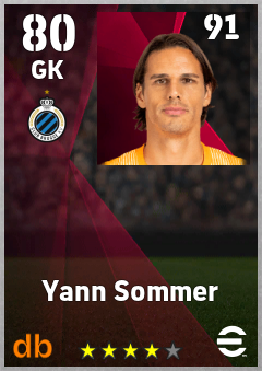 Yann Sommer eFootball player card