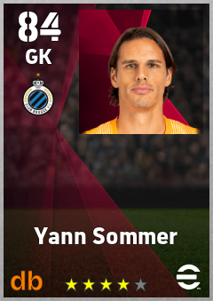 Yann Sommer — GK, OVR 84, MAX 91
