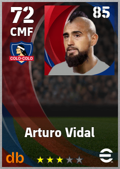Arturo Vidal eFootball player card