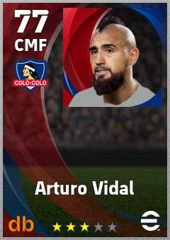 Arturo Vidal eFootball player card