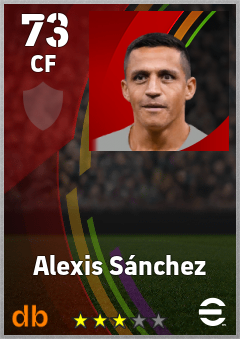 Alexis Sánchez eFootball player card