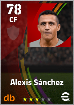 Alexis Sánchez eFootball player card