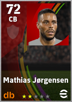 Mathias Jørgensen eFootball player card