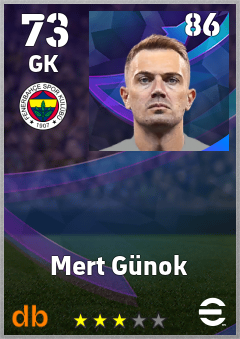 Mert Günok eFootball player card