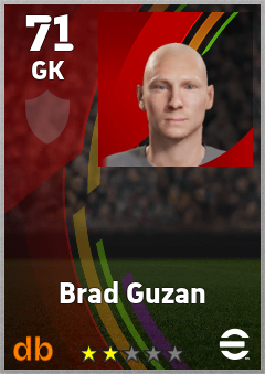 Brad Guzan eFootball player card