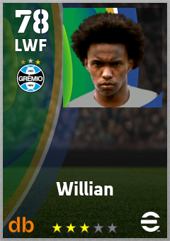 Willian eFootball player card
