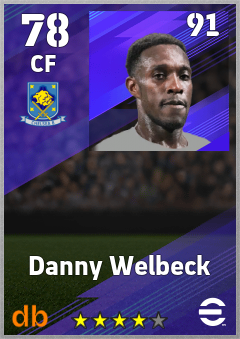 Danny Welbeck eFootball player card