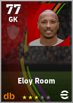Eloy Room — GK, OVR 77, MAX 77
