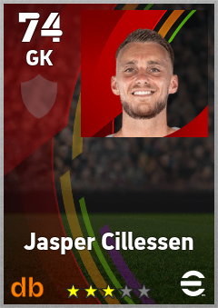 Jasper Cillessen eFootball player card