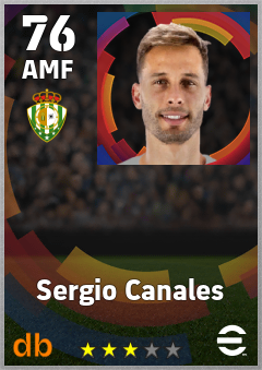 Sergio Canales — AMF, OVR 76, MAX 76