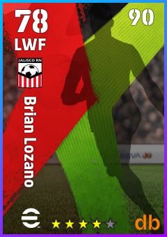 Brian Lozano — LWF, OVR 78, MAX 90
