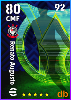 Renato Augusto — CMF, OVR 80, MAX 92