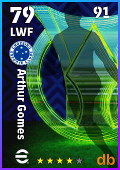 Arthur Gomes — LWF, OVR 79, MAX 91