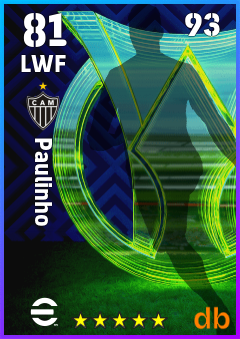 Paulinho — LWF, OVR 81, MAX 93