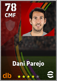 Dani Parejo eFootball player card