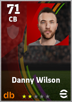 Danny Wilson eFootball player card