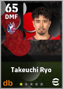 Takeuchi Ryo — DMF, OVR 65, MAX 65