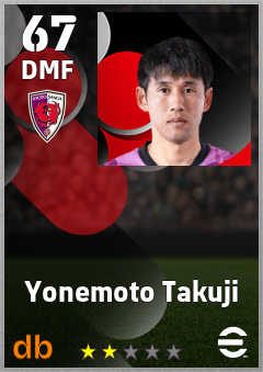 Yonemoto Takuji eFootball player card