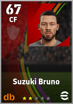 Suzuki Bruno — CF, OVR 67, MAX 67
