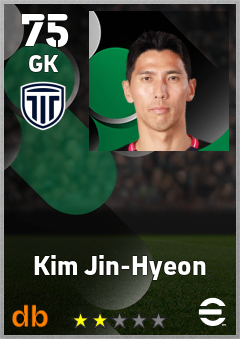 Kim Jin-Hyeon — GK, OVR 75, MAX 75