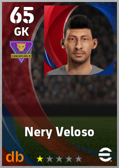 Nery Veloso — GK, OVR 65, MAX 65