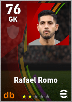 Rafael Romo — GK, OVR 76, MAX 76