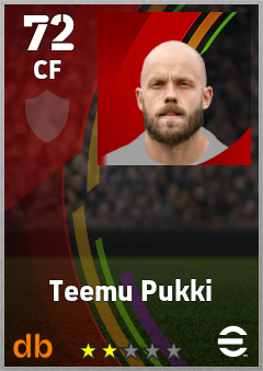 Teemu Pukki eFootball player card