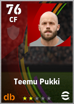 Teemu Pukki eFootball player card