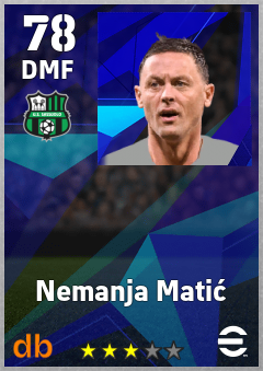 Nemanja Matić — DMF, OVR 78, MAX 78