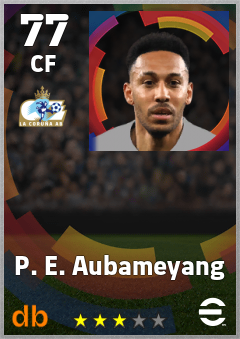 P. E. Aubameyang eFootball player card