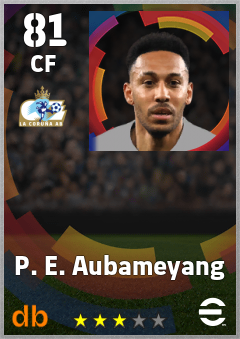 P. E. Aubameyang eFootball player card