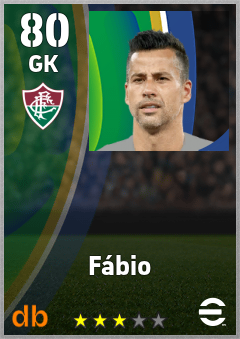 Fábio — GK, OVR 80, MAX 80