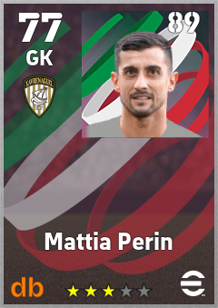 Mattia Perin — GK, OVR 77, MAX 89
