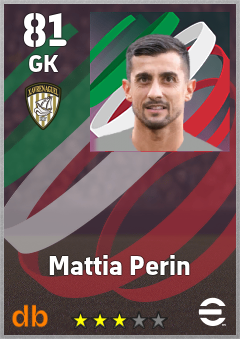 Mattia Perin — GK, OVR 81, MAX 89