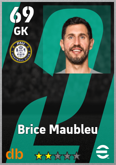 Brice Maubleu — GK, OVR 69, MAX 69