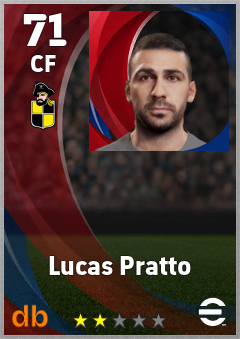 Lucas Pratto eFootball player card